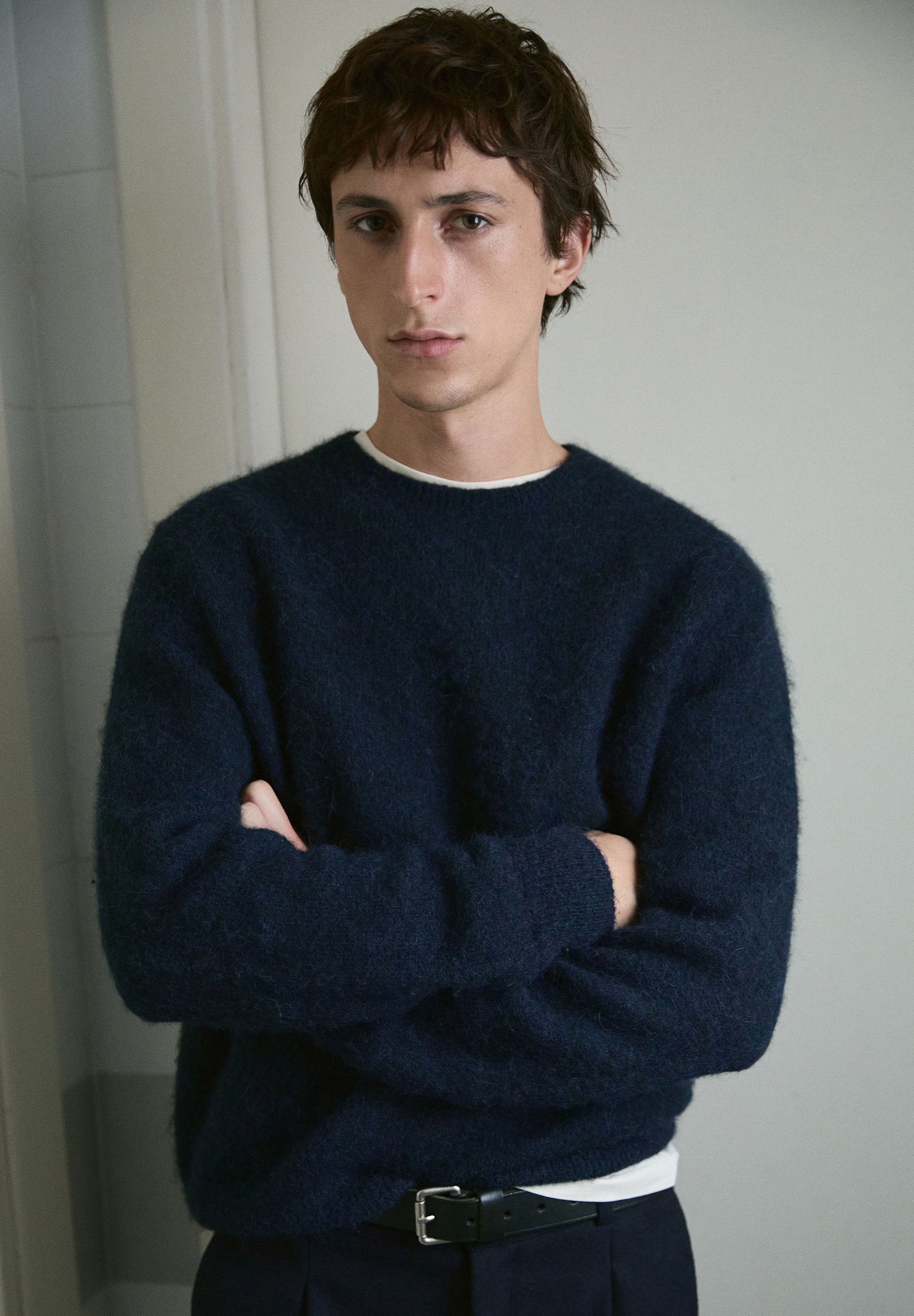 REGULAR FIT ALPACA SWEATER