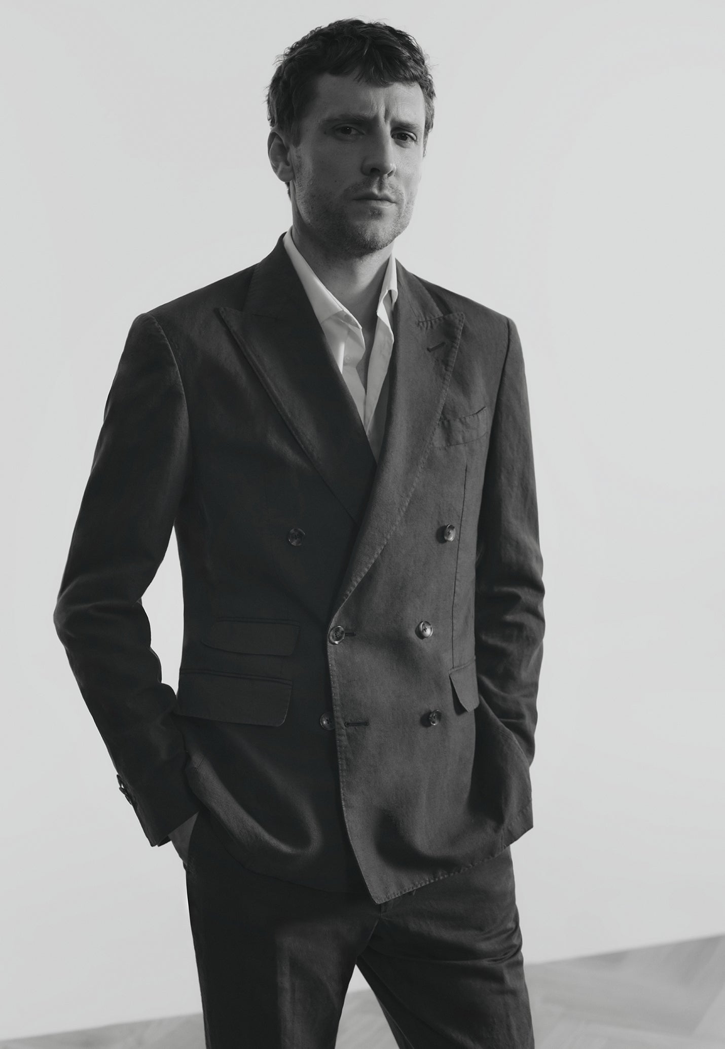 SCFIRENZE DOUBLE LINEN BLAZER