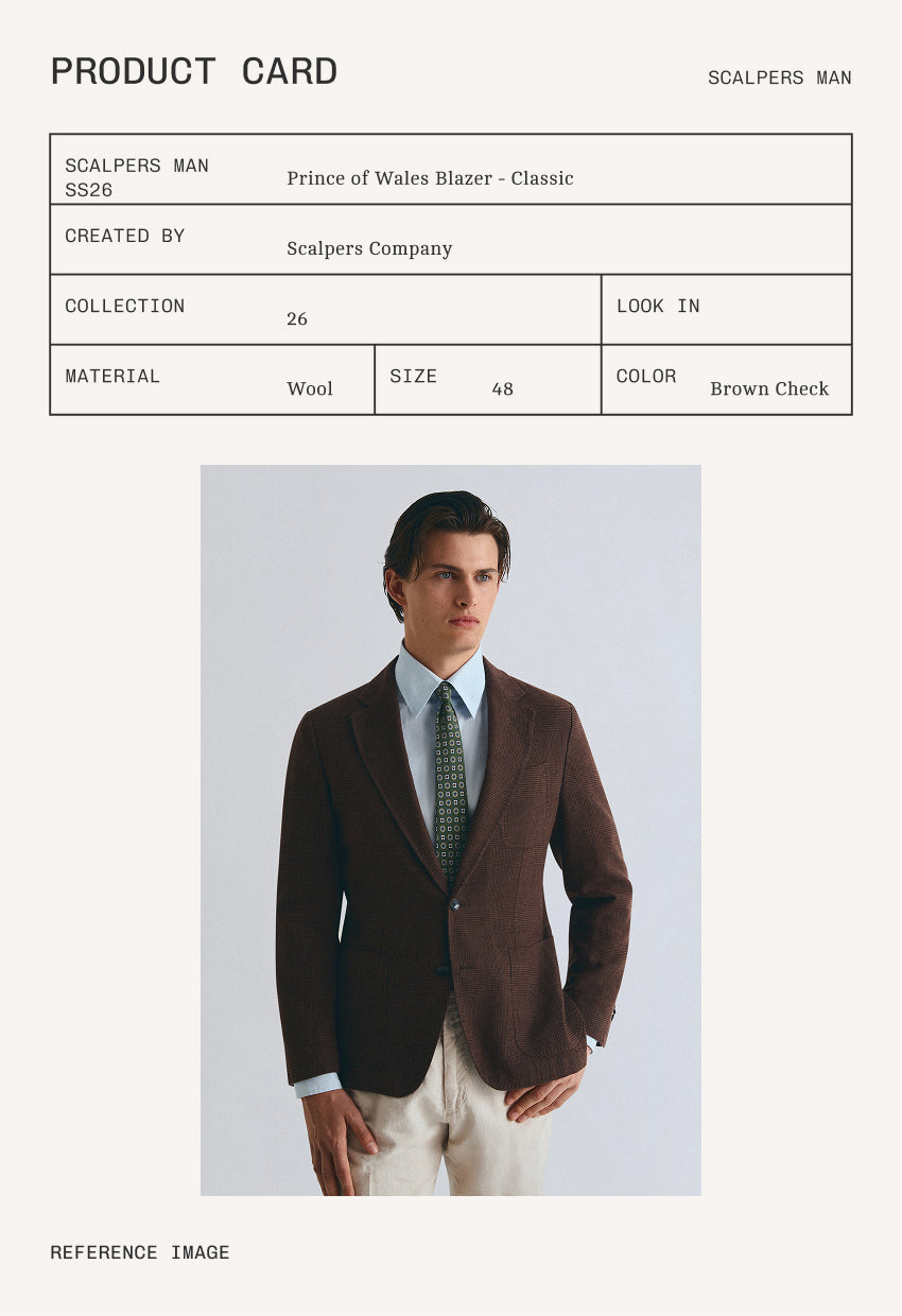 VESTE CARREAUX PRINCE-DE-GALLES
